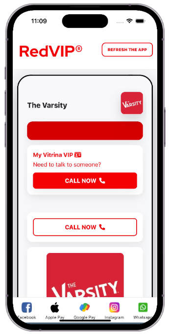 The Varsity Vitrina App